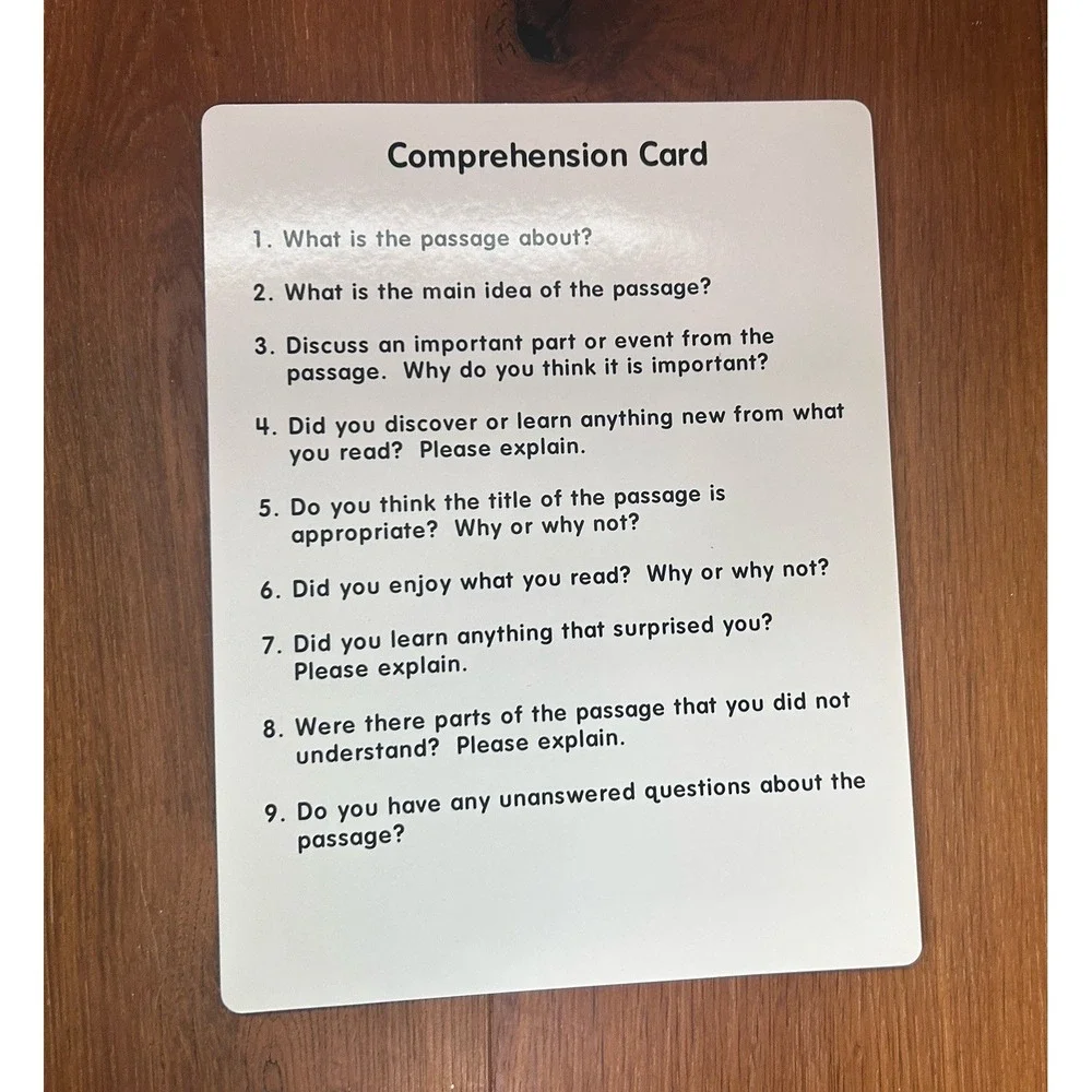 Lakeshore Building Fluency Card Bank Reading Grades 1-3 Tutor Homeschool Teach